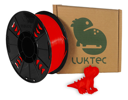 1kg Filamento Pla Impresión 3d 1.75mm Luktec Calidad Premium Color Rojo