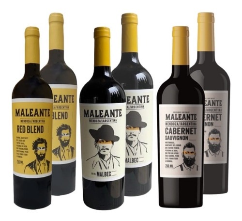 Combo Vino Maleante Malbec + Cabernet + Red Blend - Gobar®