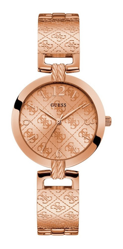 Reloj Guess G Luxe Dama W1228l3 Oro Rosa