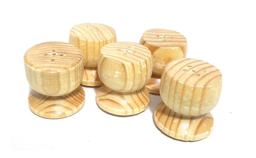 Imagen 2 de 4 de Saleros De Madera,artesanal,3x3cm,fiestas,eventos,10 Piezas