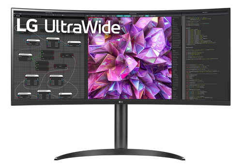 LG Ultrawide Qhd 34wq73a-b - Monitor De Computadora Curvo D.