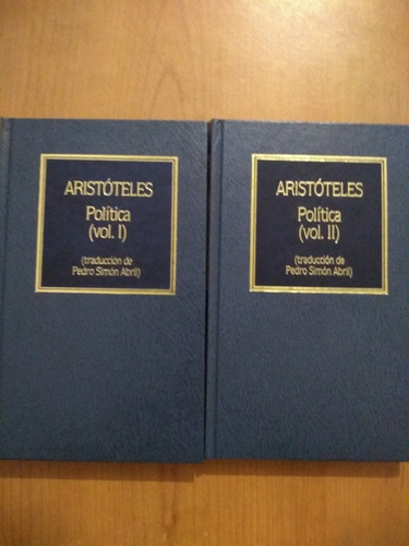 Aristóteles - Política - 2 Ts. - Hyspamerica