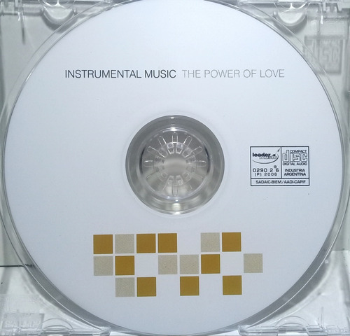 Cd Intrumental Music (the Power Of Love)