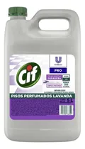 Comprar Cif Limpiador De Pisos Lavanda Profesional 5 Lts X 4 Unidade
