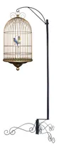 Comprar Pedestal Soporte Para Jaula Y Comederos De Aves 155cm Negro
