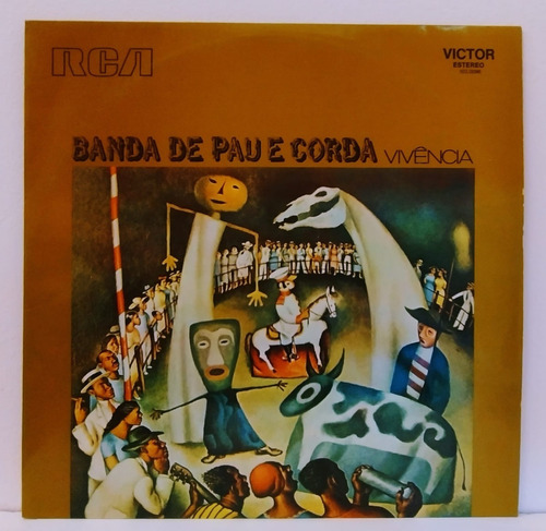 Banda De Pau E Corda Vivência - Lp Disco Vinil Com Encarte