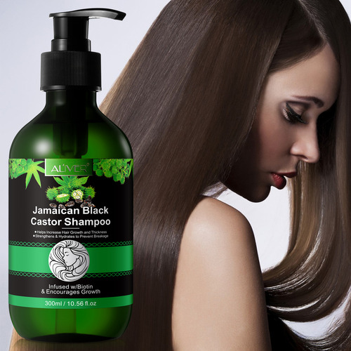 Shampoo Cuidado Capilar Ricino Negro Biotina Fortalecedor