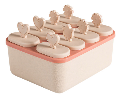 Nueva Caja De Helados Casera De 2022 Con Base Y Asa 8 Popsi