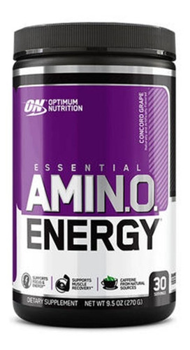 Amino Energy X 270 Grs Optimum Nutrition 30 Servicios Adn