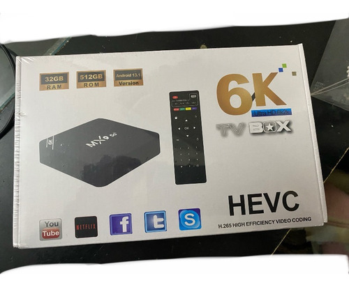 Tv Box Convertidor De Smart Tv, Magis Tv Negro Estándar