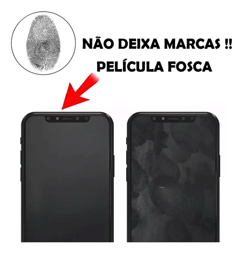 Kit P/ Motorola G85 Película Privativa Fosca + Capa + Câmera
