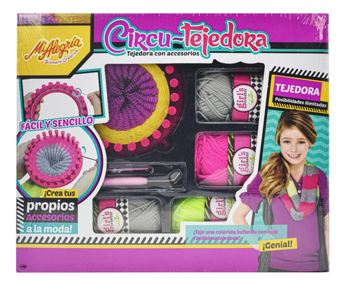 Circu Tejedora Con Accesorios Juego De Moda Mi Alegria