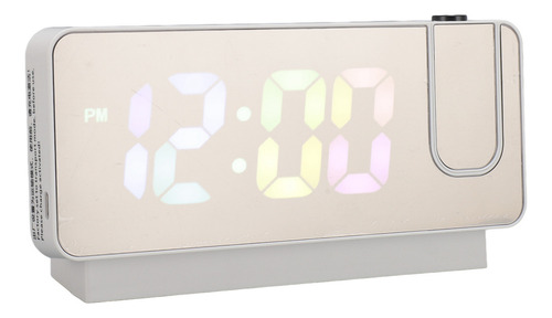 . Reloj Despertador De Proyección, Brillo Ajustable, Número