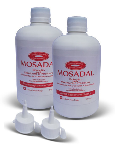 Mosadal, Emoliente Pedicure - Manicure - 2 Unidades 500ml