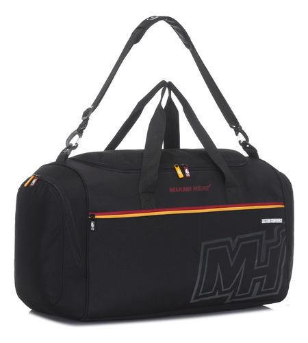 Bolso Deportivo Nba Miami Heat Oficial Viaje Urbano Botinero