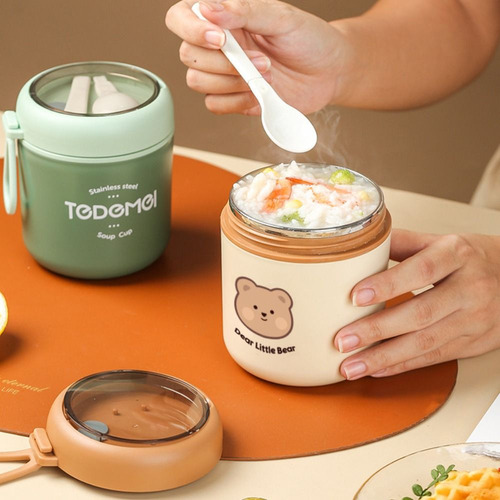 D Vasos De Desayuno Al Vacío, Tazas De Sopa Con Cuchara, De