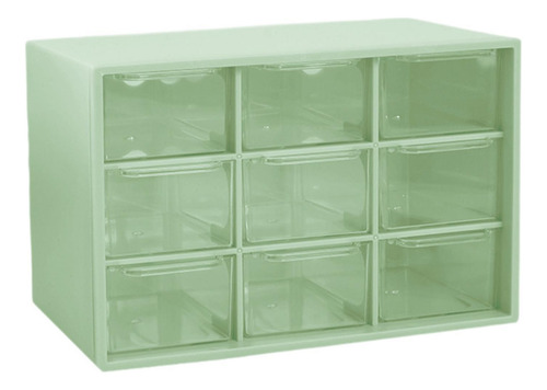 Mini Drawer Organizer Jewelry Storage Box Large Green