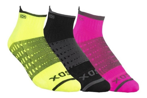 Imagen 3 de 4 de Medias De Compresión Sox 15 20 Soquete Running Fitness Doble Capa