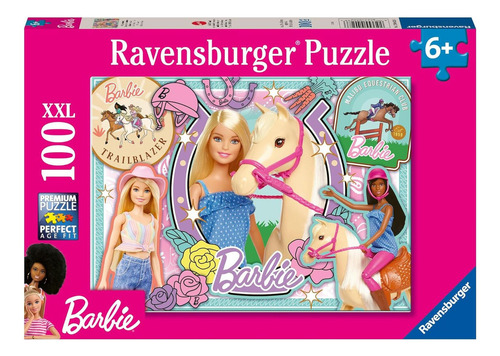 Puzzle Ravensburger Barbie 100 Piezas Xxl 49x36 Cm