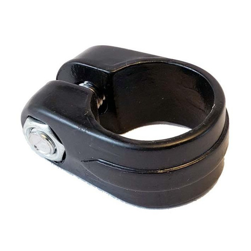 Collar Porta Silla Bicicleta 25.4 Mm. Aluminio Negro