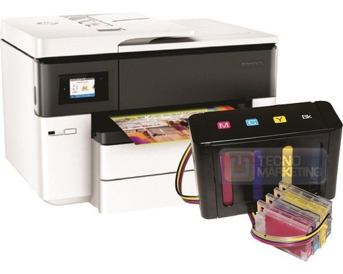 Imagen 1 de 5 de Multifuncional Hp Officejet 7740 Tabloide Sistema De Tinta