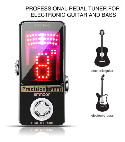 Tuner Chromatic Tuner Shell Precision Ammoon De Pedal Comple