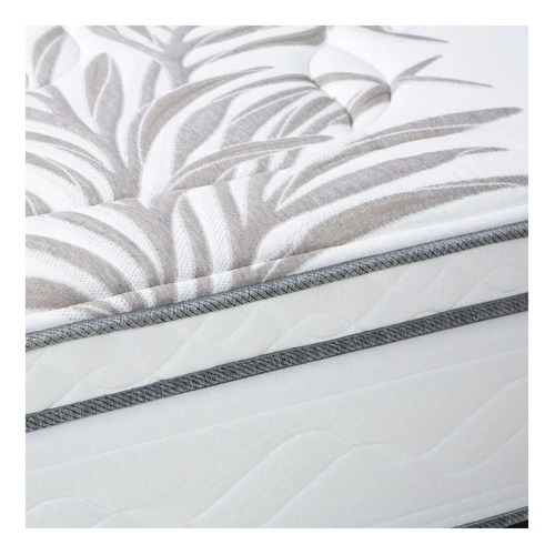 Imagen 4 de 5 de Colchón 2 plazas de resortes Rosen Neo+ blanco - 150cm x 200cm x 33cm