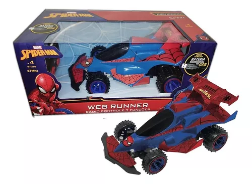 Carro de Controle Remoto - Buggy Hero - Homem-Aranha - Candide