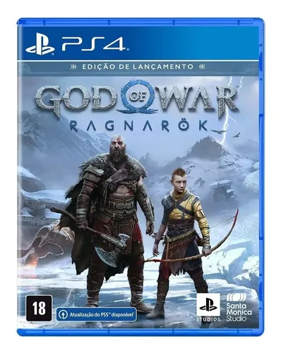 Imagem do produto God of War Ragnarök Edição de Lançamento PS4 - Físico em Mercado Livre