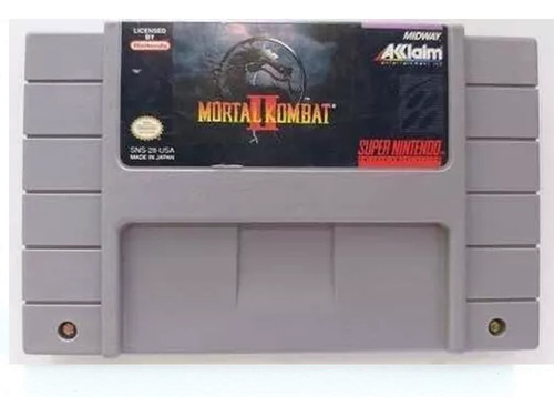 Videojuego De Super Nintendo - Mortal Kombat 2 (original)