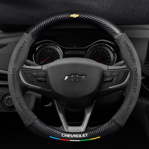 Volante Redondo De Fibra De Carbono Alcántara Chevrolet .