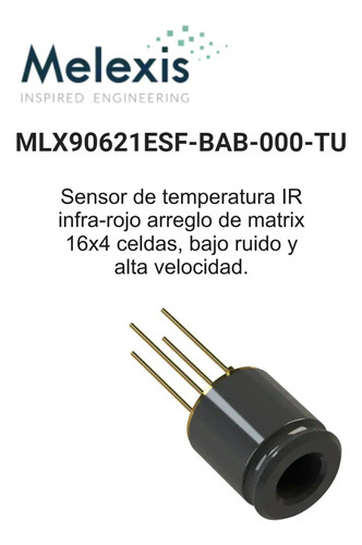 Mlx90621 Melexis Sensor Temperatura Ir Matrix 16x4 P/arduino