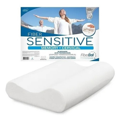 Almohada Sensitive Viscoelástica Cervical 57x40x14