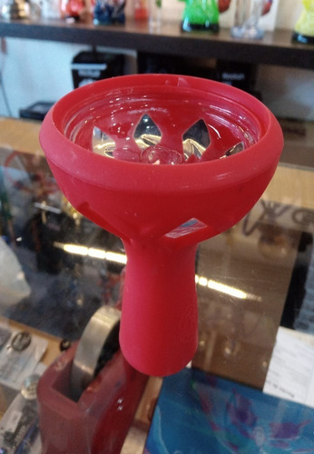 Rosh Silicona Con Vidrio, Gestor De Calor Shisha