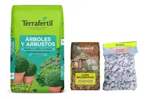 Comprar Kit Terrafertil Sustrato Arboles Arbustos 50l Pometina Chips