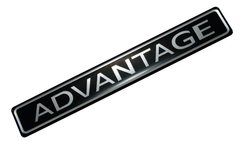 Emblema Adesivo Advantage Astra Vectra Resinado