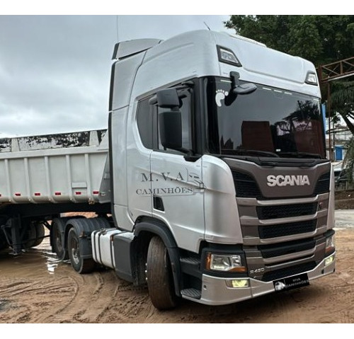Scania R450 6x2 Ano 2020 Único Dono C/ Caçamba 25m Ano