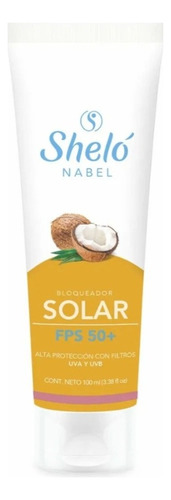 2 Bloqueador Solar Fps50 Con Filtro Solar Uva/uvb Shelónabel