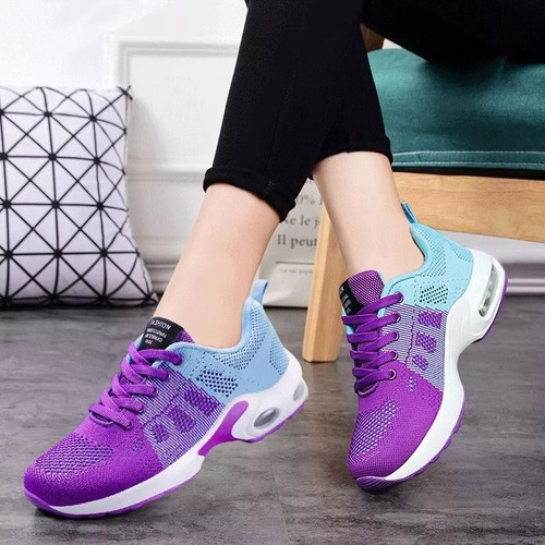 Zapatillas Deportivas, Informales, Transpirables, Para Mujer