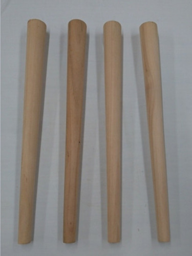 Kit Com 4 Pés De Mesa 80cm Acompanha Chapa Para Fixação