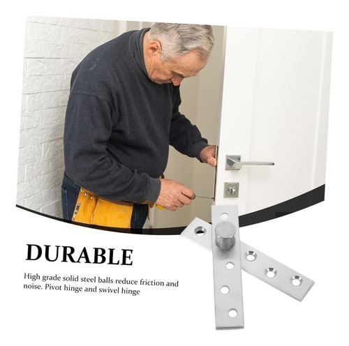 3 Bisagras Ocultas Para Puerta Giratoria De Madera De 360 Gr
