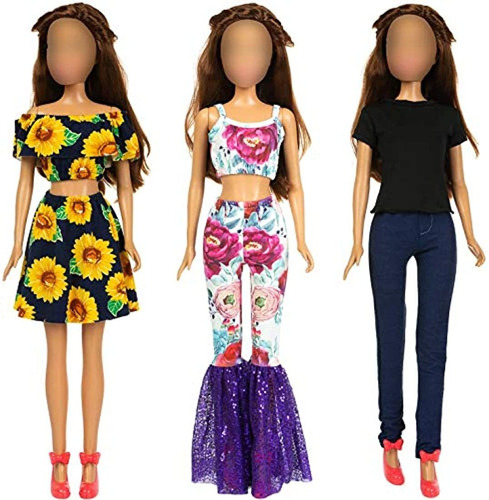 Ropa Para Muñecas 3 Juegos De Moda De Muñeca De 28.3 in