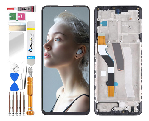 Zahin Pantalla Táctil Lcd Para Moto G51 5g Xt2171 Xt2171-2 Xt2171-1 Con Marco