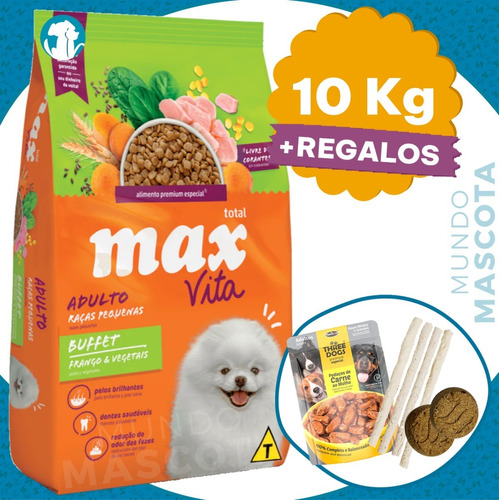 Alimento Perro Adulto Max Raza Pequeña 8 Kg / Mundo Mascota