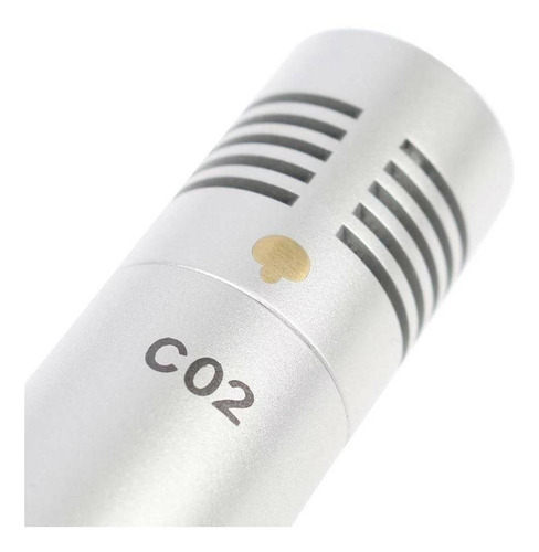 Micrófonos Samson C02 condensador cardioide silver