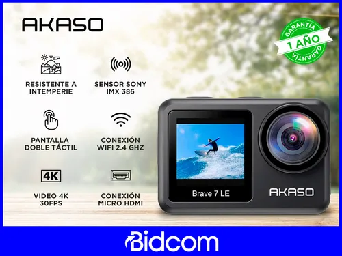 Cámara Deportiva Akaso Brave 7 Le 4k 30fps Sensor Imx38