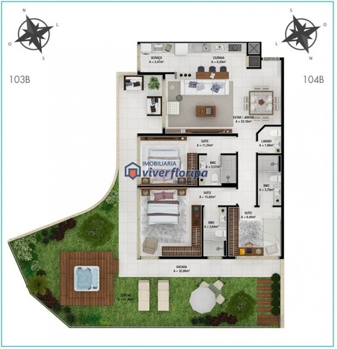 Cittá Life Residence - O Mais Completo De Jurere! - Apartamento A Venda No Bairro Jurerê Internacional - Florianópolis, Sc - 180