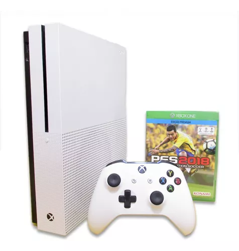 Xbox One S Com 2 Controle E Jogo Original Completo Promoção