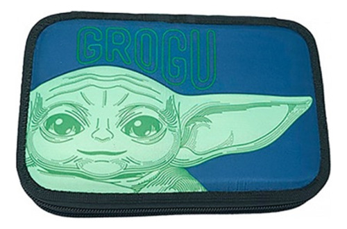 Cartuchera Star Wars - Baby Yoda 2 Pisos. 