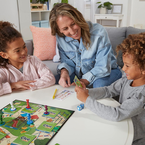 Juego Hasbro Gaming Clue Junior, Tablero De Juego De 2 Caras